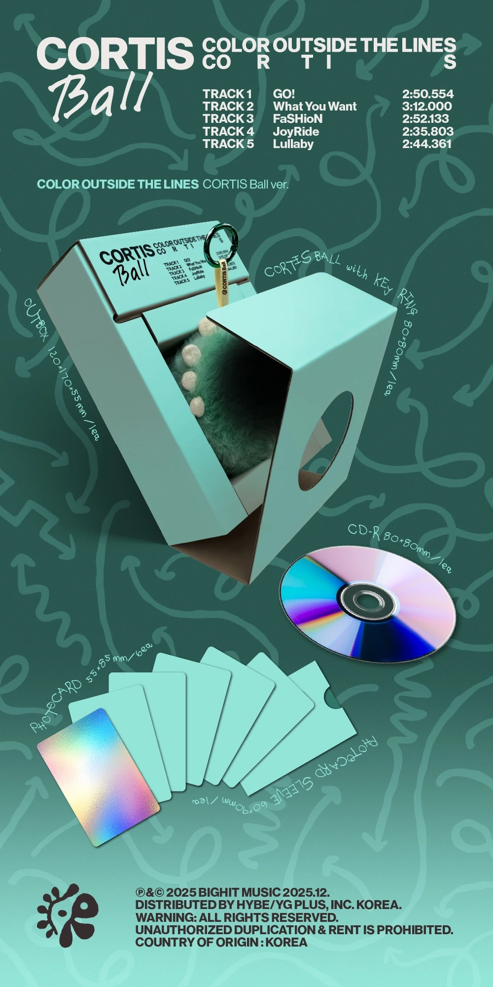 CORTIS - Color Outside The Lines (Cortis Ball Ver.)